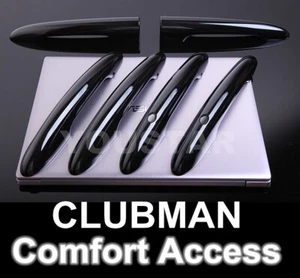 AU STOCK x6 Comfort Gloss Black Door Handle Covers for MINI Cooper F54 CLUBMAN - Picture 1 of 12