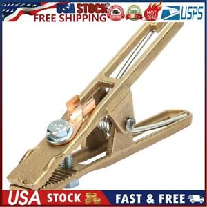 Copper Earth Ground Cable Clip Welding Manual Welder Electrode Clamp (260A)