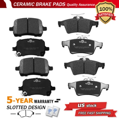 Pastilla de freno delantera y trasera de cerámica para 07-10 Saturn SKY 06-09 Pontiac Solstice Foto 1 de 4