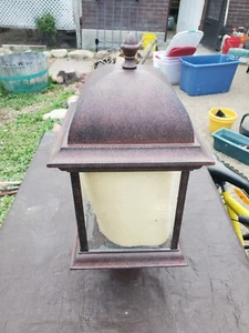 Thomas Lighting M-5615-81 Outdoor Post Lantern - Tile Bronze, Seedy Glass - Picture 1 of 8