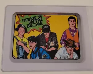 NEU KIDS ON THE BLOCK Boy Group 1990er Prisma AUTOMAT AUFKLEBERKARTE Kodak - Bild 1 von 3