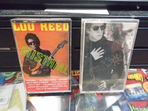 Lou Reed Mistrial & Magic and Loss 2 cassette Lot Velvet Underground VG+ - Picture 1 of 2