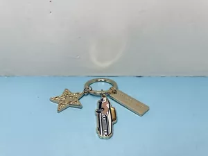 COACH - DREAMS SUNSET METAL 3 CHARM KEY CHAIN - KEY FOB GOLD TONE - NEW - Picture 1 of 1