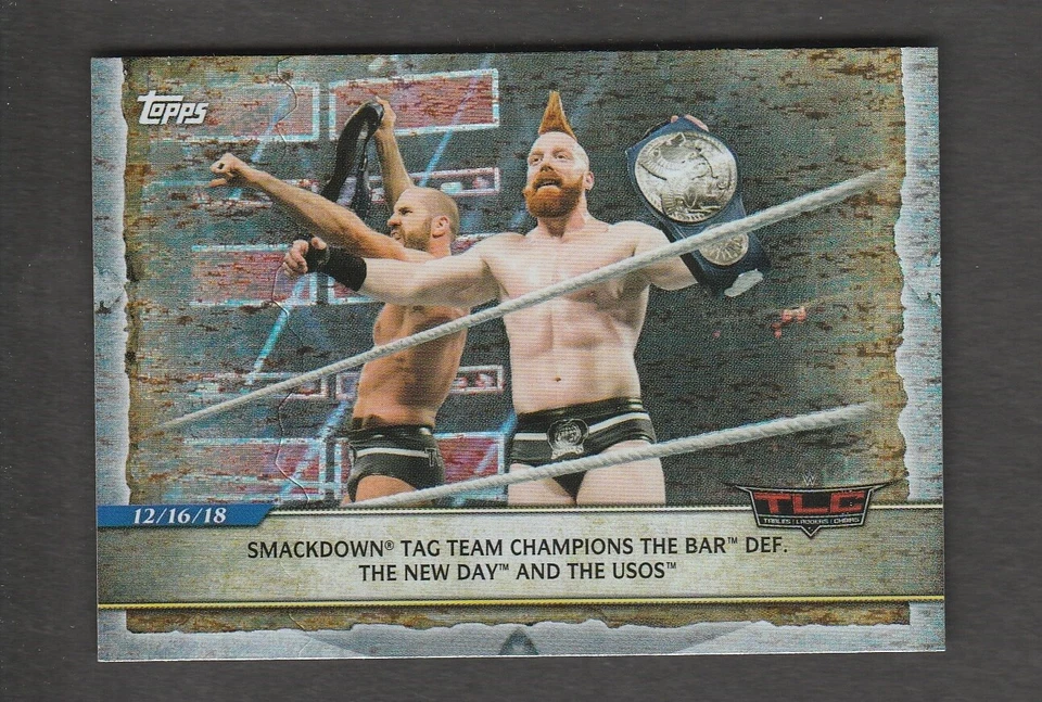 SMACKDOWN TAG TEAM #74 2020 WRESTLEMANIA FOIL CARD NICE!**** Foto 1 de 1