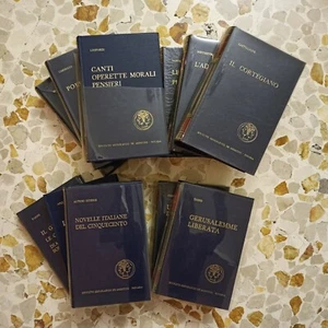 COLLANA 2 VOLUMI CLASSICI LETTERATURA ITALIANA ISTITUTO GEOGRAFICO DE AGOSTINI - Foto 1 di 6