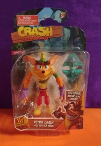 Crash Bandicoot Retro Crash Ika Ika Mask Action Figure Wave 1 - Picture 1 of 6