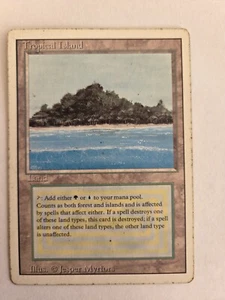 Magic MTG - Tropical Island - 3ème Ed- Played-EN - Bild 1 von 2