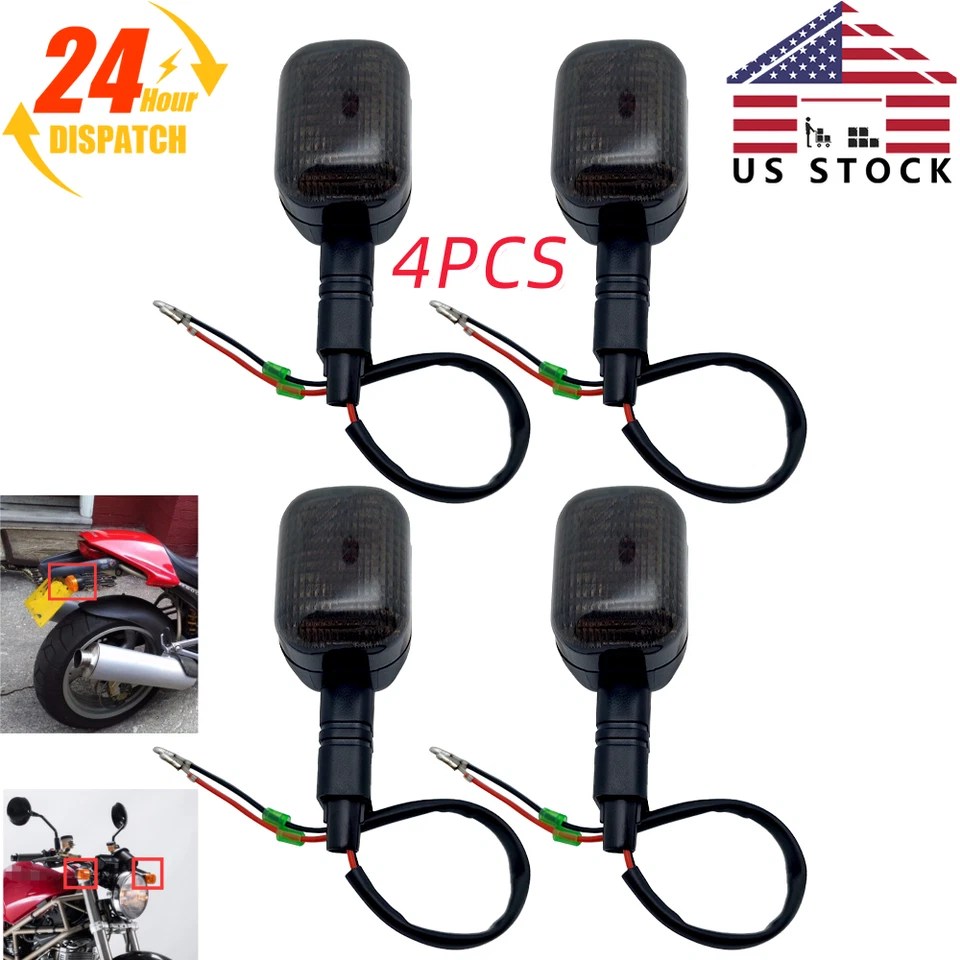 4PCS For Cagiva Ducati Indicators turn Signal Blinker Winker front/rear - Image 1 of 4