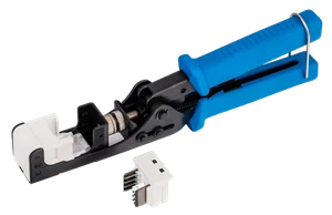 110 Punch Down Crimping Tool for RJ45 45° Keystone Jacks Cat5e Cat6 Crimper - Picture 1 of 6