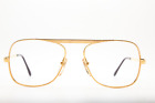 MORELLO PIONER 53*17 dorato vintage montatura occhiali 1980 frame 👓Uomo Donna