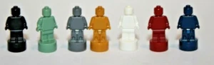 LEGO BULK LOT OF 7 MINIFIGURE UTENSIL STATUETTE/TROPHY #90398 GREEN GOLD WHITE - Picture 1 of 7