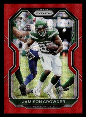 2020 Panini Prizm #29 Jamison Crowder Prizm Red Wave #/149 - Image 1 of 2