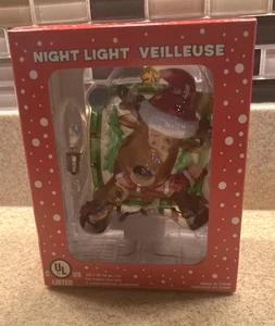 Weihnachten Nachtlicht Veilleuse Rentier | Geschenkfertig - Bild 1 von 6