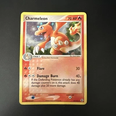 Charmeleon EX Fire Red Leaf Green 31/112 Reverse Holo 2004 TCG Pokemon - Image 1 of 2