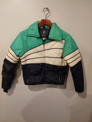 Vintage Alpine Designs Puffer Small Jacket 1970s Boulder CO North Face Patagonia - Image 1 of 4