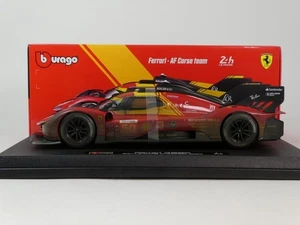Burago Ferrari 499P #50 winner 24h Le Mans 2024 DIRTY VERSION 1/18 18-16303D - Foto 1 di 3