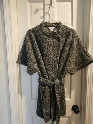 Liz Claiborne Para Mujer*Abrigo/Bata de Baño Manga Corta*Talla GRANDE Color Gris*USADO EN EXCELENTE ESTADO  Foto 1 de 4