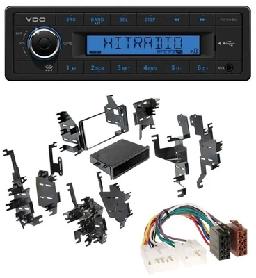 VDO AUX 1DIN MP3 USB Autoradio für Toyota Highlander Matrix RAV 4 - Bild 1 von 4