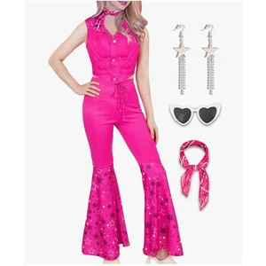 NWT Adult Cowgirl Costume Outfits 70s Disco 80s Outfit Women Girls 150 12 - Picture 1 of 20