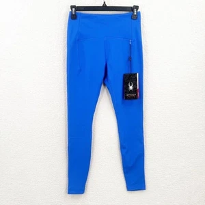 Spyder Electric Blue Active Leggings Size S NWT - Picture 1 of 11