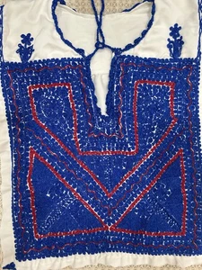 Vintage 11 pezzi di tradizione palestinese Thobe ricamato a mano Tatreez arabo - Foto 1 di 21