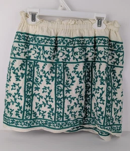 Girls Skirt XXL size 12 Green embroidered, Peek brand skirt - Picture 1 of 3
