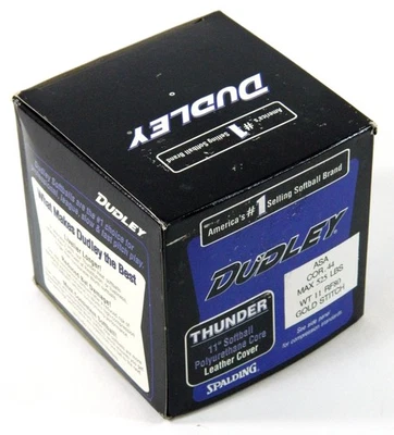 Nueva Cubierta de Cuero Dudley Thunder Heat 11" Softbol Núcleo de Poliuretano Foto 1 de 4