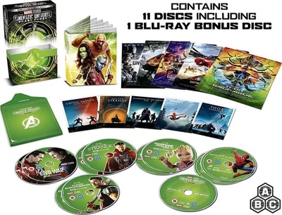 Marvel Studios Cinematic Universe - Phase 3, Part 1 4K Ultra HD Blu-ray - NEW - Image 1 of 3