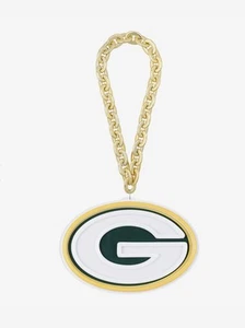 Green Bay Packers Neon Light Up Big Logo Chain New - Picture 1 of 6
