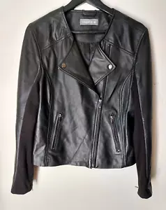 Bagatelle Women's Soft Genuine Leather Biker Style Jacket Size L New - Picture 1 of 14
