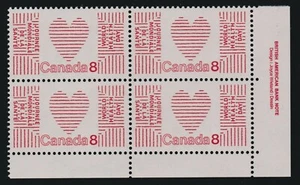1972 Canada SC# 560i LR - UN World Health Day - Plate Block M-NH Lot # 2337d - Picture 1 of 1