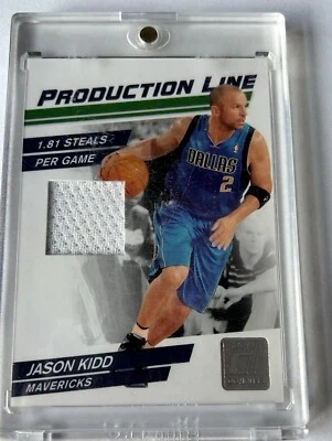 2010-11 Donruss - Production Line Materials #81 Jason Kidd 222/399 (X8) - Image 1 of 4