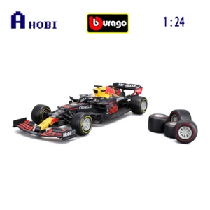 Bburago 1:24 Scale Red Bull RB16B Verstappen F1 2021 Model Car Replica - Photo 1/2