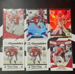 NFL Chase Young 6 Card RC Rookie Lot Panini - Picture 1 of 1