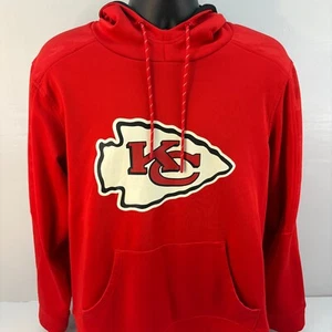 Kansas City Chiefs Sudadera con Capucha Para Hombres Grande Roja KC Punta de Flecha Logo Equipo NFL Ropa - Imagen 1 de 9