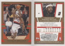 2003-04 Bowman Signature Gold /99 Rasheed Wallace #45