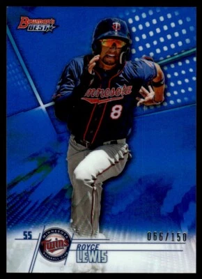 2018 Bowman's Best Blue Royce Lewis 066/150 Minnesota Twins #TP-18 - Image 1 of 2