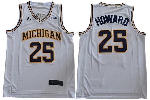 Juwan Howard #25 Michigan Wolverines Fab Five Men's Jersey College Basketball Cover