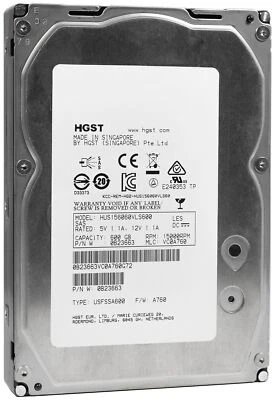 HGST Ultrastar 15K600 | 600GB 15K RPM SAS 6Gb/s 64MB Cache 3.5" Inch,,,, - Image 1 of 2