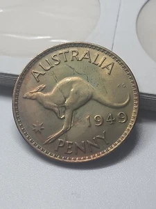 Australian 1949 M grado gema de centavo - Imagen 1 de 6