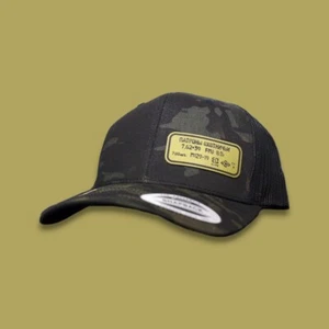 7.62x39 Spam Can Trucker Hat - Multicam Black - Picture 1 of 1