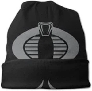GI Joe Snake Eyes Logo Black Beanie Hat - Picture 1 of 1