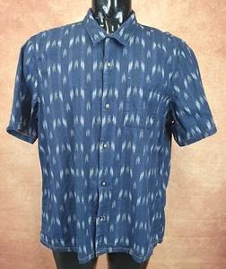 Fat Face Men's Blue Regular Fit Graphic Patterned Short Sleeve Shirt UK XL - Picture 1 of 12