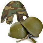 c. WW2 M1 Steel Helmet (Front Seam) with 1973 Liner and 1984 ERDL Cover