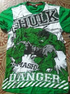 MARVEL OFFICIAL 13-14 YEAR HULK T-SHIRT AS PICTURED FOR CHILDREN COLLECTIBLES - Picture 1 of 1