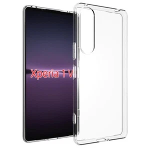 Für Sony Xperia 1V Sony10V Ultradünn Klar TPU Gel Skin Case Rückseite Abdeckung - Bild 1 von 12