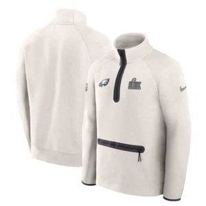 Nike Philadelphia Eagles Super Bowl 59 Opening Night Media 1/4 Zip Men Small New - Picture 1 of 6
