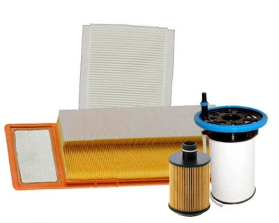 KIT 4 FILTRI TAGLIANDO FIAT 500L MOTORI 1.3 D MULTIJET MJT 84CV 95CV  DAL 2012 - Immagine 1 di 3