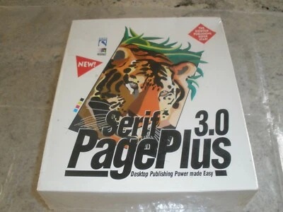 NEW SEALED SERIF 3.0 PAGE PLUS DESKTOP PUBLISHING SUPER STAR 1994 - Image 1 of 4
