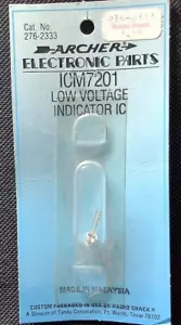 Archer / Radio Shack 276-2333 ICM7201 Indicatore di bassa tensione IC - Nuovo - Foto 1 di 1